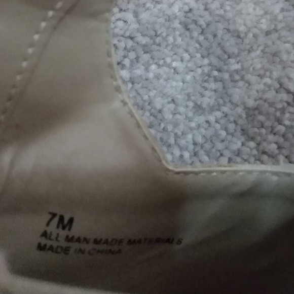 Charming Charlie tan platform peep toe heels - Picture 7 of 10